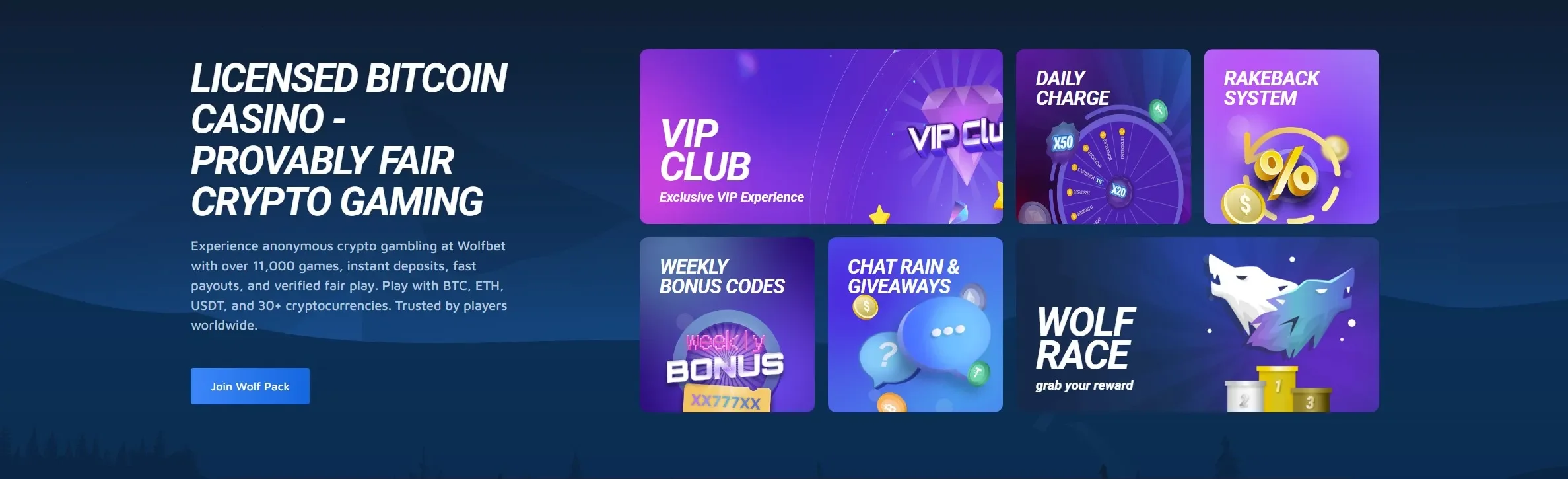 Wolfbet Casino banner